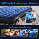 20PSI High Pressure Air Compressor Built-in Lithium Battery Wireless Portable Electric Air Pump Power Bank Inflator Pump for Inflatable Boat Paddle Surfboard Camping Bed Swimming Pool Inflatable Ring