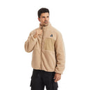 TENGOO HJ-04K 4 Heating Area Warm Comfortable Polar Fleece Stand Up Collar Zipper Jacket Casual Loose Coat