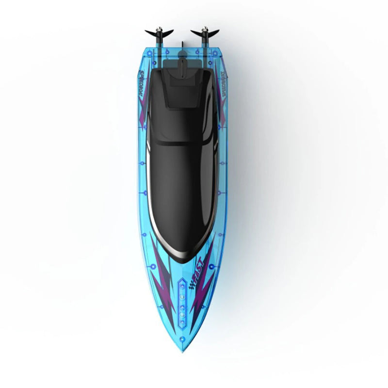 JJRC S15 RTR 2.4 30km/h RC Boat LED Light Capsized Reset High Speed Racing Waterproof Ship Vehicles Models Toys