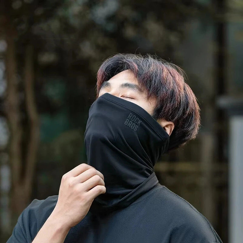 ROCKBROS Winter Mask Balaclava Warm Cycling Scarf Breathable Windproof Face Fleece High Elasticity Fleece Bike Protective Gear for Riding