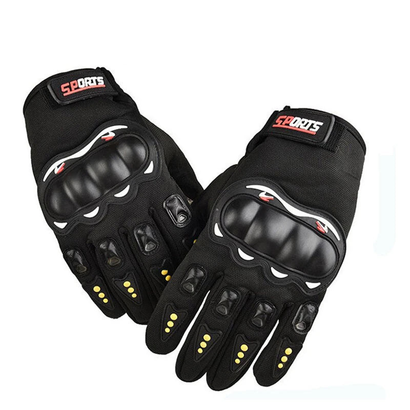 XANES Motorcycle Gloves Breathable Full Finger Racing Hard Shell Gloves Outdoor Sports Protection Riding Cross Dirt Bike Gloves