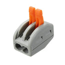 Excellway ET25 2/3/5 Pins Spring Terminal Block 5Pcs Electric Cable Wire Connector