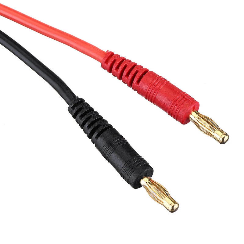 22cm 12/14AWG XT60 Male Plug to 4.0mm Banana Plug  Silicone Cable for B6AC Charger