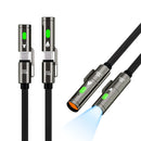 BlitzWolf BW-HDC9 4-in-1 240W Fast Charging Outdoor Lighting Cigarete Lighter 1.2M 2M Nylon Braid 480Mbps Data Cable