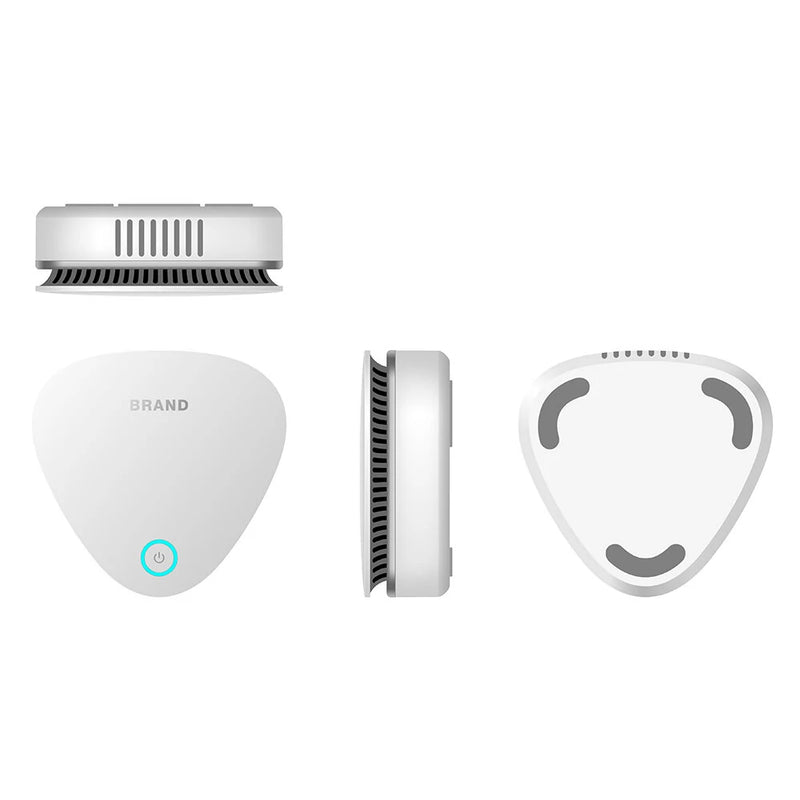 Portable Ozone Sterilizer for Air Purification and Odor Removal with 360-Degree Sterilization Perfect for Refrigerator Closet Car and More Includes USB Recharging Cable and 1800mAh Lithium Battery