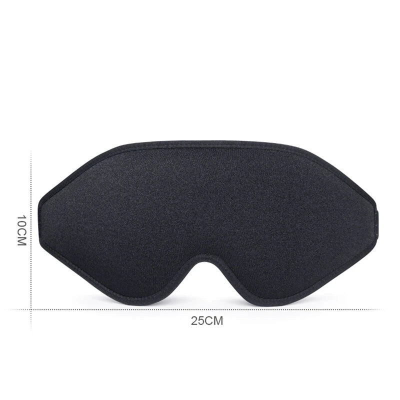 KALOAD 3D Deep Socket Rebound Memory Foam Sleeping Eye Mask Adjustable Strap Light Breathable Face Eyepatch for Deep Sleep Yoga Travel
