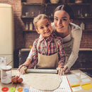 Rolling Pin Kitchen Tool Stainless Steel Adjustable For Baking Pasta Pizza Pie 4 Different Adjustable Thickness