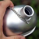 IPRee Aluminum Water Canteen Cup Wood Stove Pouch Set Portable Military Canteen for Outdoor Camping Survival Experience Hiking Backpacking