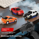 XQ 4063 RTR 1/64 2.4G 4WD Mini Drift RC Car LED Light Proportional Throttle Desktop Remote Control High Speed On-Road Racing Micro Vehicles Models Boys Gifts Toys