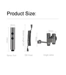 Stainless Steel Toilet Spray Gun Set with Adjustable Modes Spring-Loaded Hose and 360 Support Bathroom Bidet Sprayer for Hygiene Cleaning for Shower Diapers