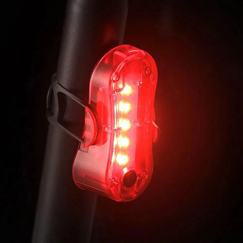 BENGGUO High Brightness Mini Bicycle Taillight 150mAH USB Charging Waterproof 3 Modes Bike Rear Light for Night Riding Safety Warning