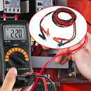 Dual Ended Crocodile Alligator Clips 15A Test Lead Wire Cable 3.3 ft with Copper Clamps Electrical Testing Accessories