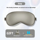 KALOAD Double Sided Simulated Silk Sleeping Eye Mask Adjustable Elastic Band Blackout Travel Sleep Eyeshade Nap Cover