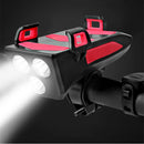 4in1 4000mAh Bicycle Lights USB LED Rechargeable MTB Road Bike Waterproof Cycling Front Headlights Lamp