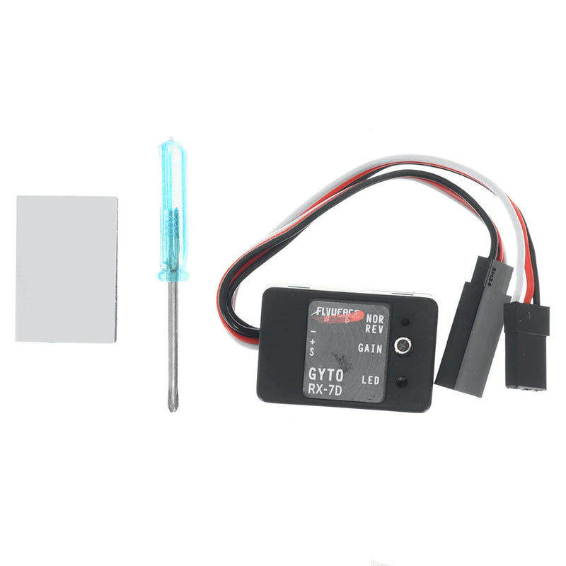 Flyueace RX-7D Gyro Gyroscope Support Digital/Analog Servos for RC Car Boat