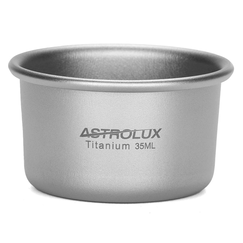Astrolux Ti-C1 Titanium Cup Titanium Tea Cup Outdoor Camping Tableware Drinking Mug Picnic Daily Drinkware Home Use Outdoor Backpacking Hiking