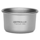 Astrolux Ti-C1 Titanium Cup Titanium Tea Cup Outdoor Camping Tableware Drinking Mug Picnic Daily Drinkware Home Use Outdoor Backpacking Hiking