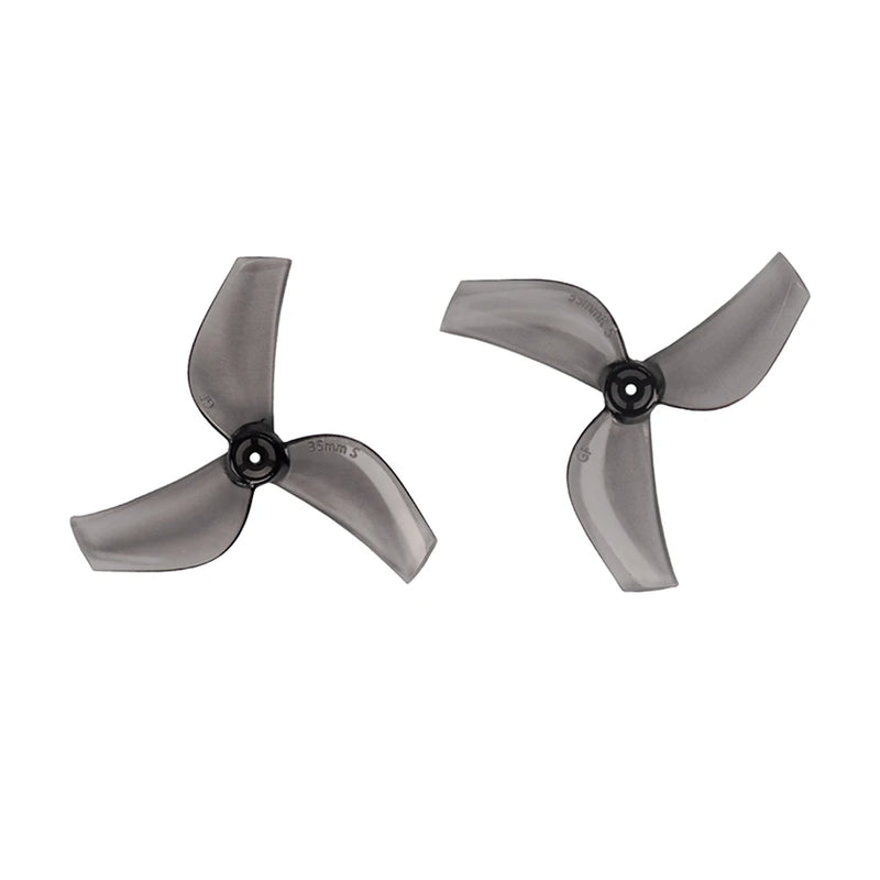 4 Pairs GEMFAN 35mms 3-blade 1mm Hole PC Propeller for RC FPV Racing Drone