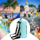 WaveRite 10L/20L Carbon Fiber Waterproof Dry Bag Pack Sack Hand-Held Bucket Bag, Waterproof Bag, Beach Drifting Swimming Bag, Outdoor Backpack