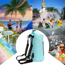 WaveRite 10L/20L Carbon Fiber Waterproof Dry Bag Pack Sack Hand-Held Bucket Bag, Waterproof Bag, Beach Drifting Swimming Bag, Outdoor Backpack