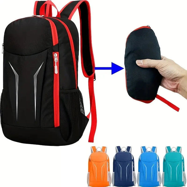 IPRee Outdoor Sport Lightweight Foldable Backpack Portable Day Pack Folding Mountaineering Bag Ultralight Cycling Rucksack Travel Knapsack Hiking