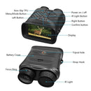 Binoculars Camera Infrared Night Vision 2.5K 8X Optical Zoom 3'' IPS Screen Infrared Illuminator Digital Zoom for Hunting Camping Digital Binoculars