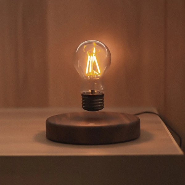 Magnetic Levitation Extravagant Table Lamp Retro Home Living Room Study Porch Desk Magnets Levitation Light Bulb Ornament