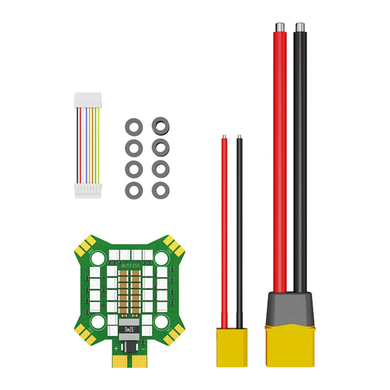 20x20mm iFlight BLITZ Mini F745 F7 Flight Controller E55 Mini 55A BL_32 4In1 Brushless ESC Stack for RC Drone FPV Racing