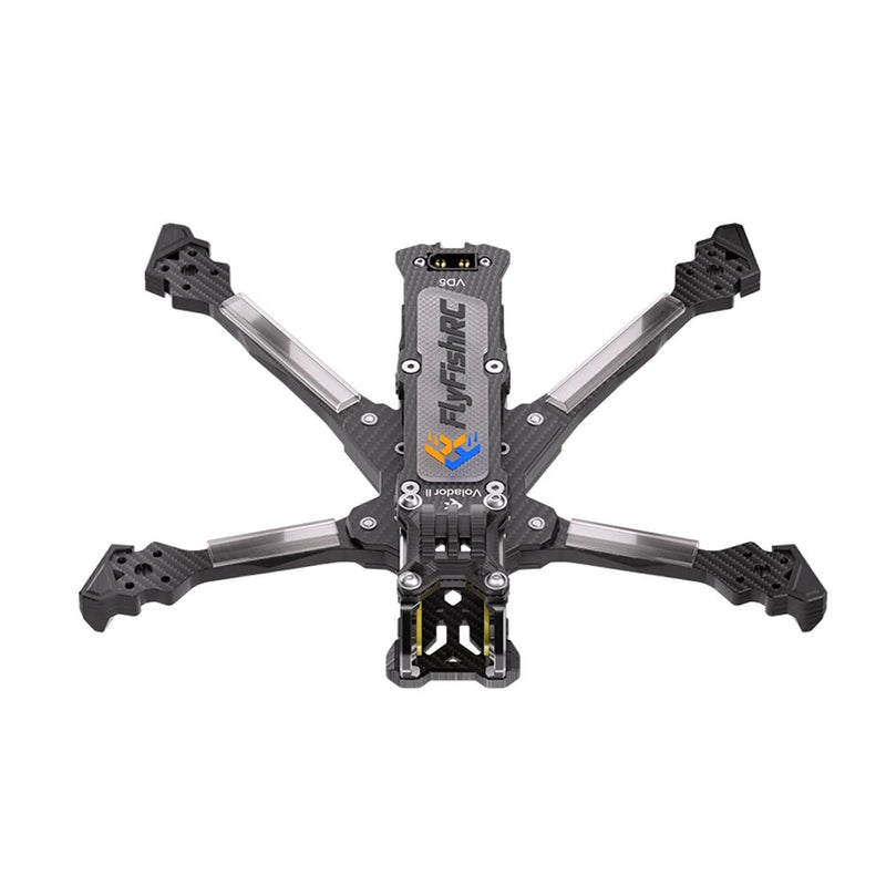 FlyfishRC Volador II VD5 V2 225mm Wheelbase 5 Inch T700 Carbon Fiber Frame Kit Support DJI O4 Air Unit for DIY RC FPV Racing Drone