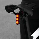WEST BIKING High Visibility Smart Bike Taillight 100h Long Lasting Power LED IP66 Waterproof Warning USB Charging Brake Rear Light for Road Mountain Night Riding