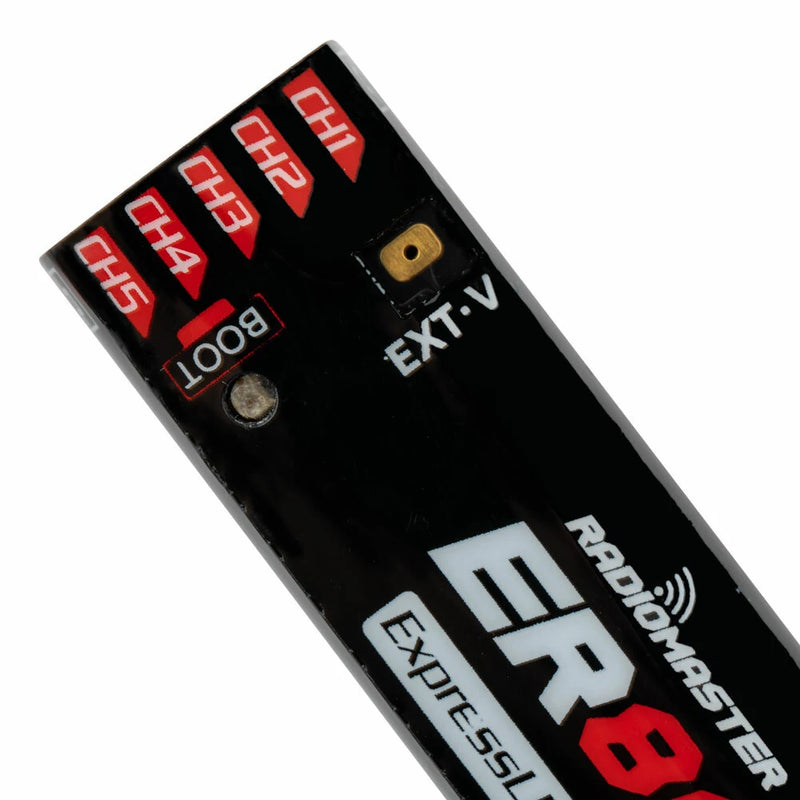Radiomaster ER8-G/ER8-GV 2.4GHz 8CH ExpressLRS ELRS RX 100mW PWM Receiver Support Voltage Telemetry for FPV RC Drone Airplane Glider