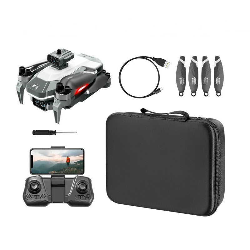 4DRC M2S GPS 5G WiFi FPV with Electric Adjustment HD Dual Camera 360 Infrared Obstacle Avoidance Optical Flow Positioning Strobe Light Brushless Foldable RC Drone Quadcopter RTF