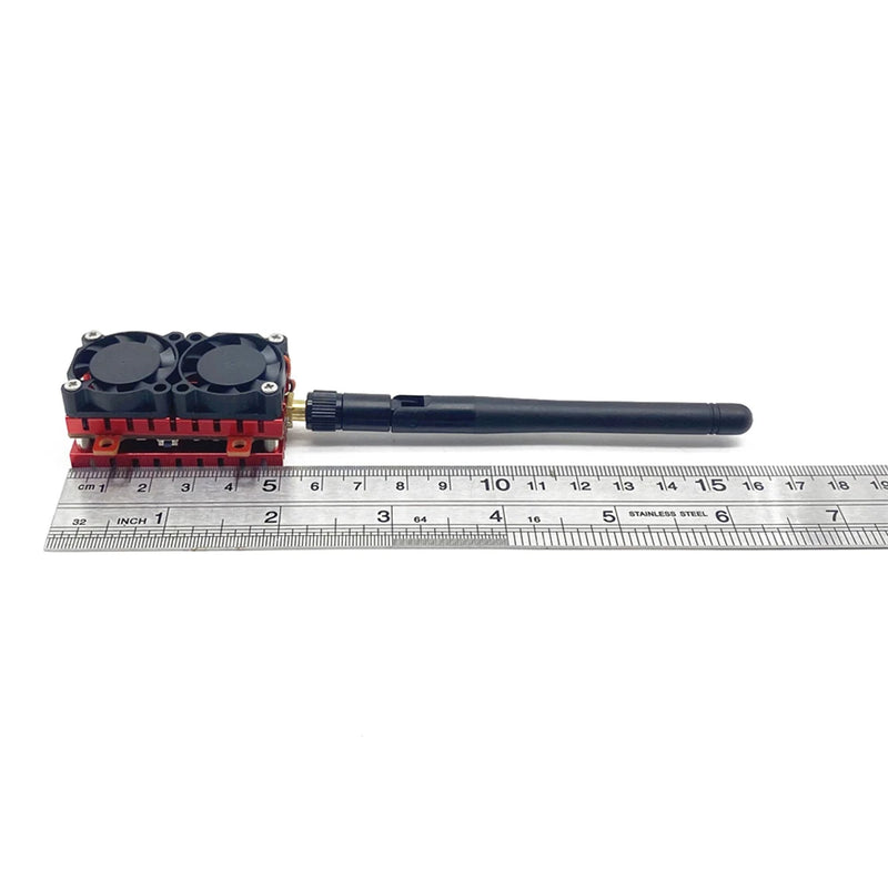 SLONWAKE 5.8G 48CH 5W FPV Transmitter 200mW 500mW 1200mW 5000mW VTX Dual Cooling Fan Built-in Microphone for RC Drone Airplane Long Rang