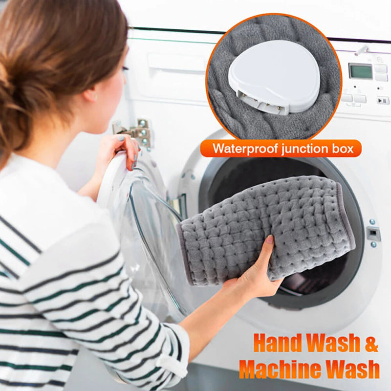 30x60cm Multi-function Washable Electric Blanket with 10 Heating Mode Adjustable Temperature Heating Pad Soft Warm Blanket Overheating Protection