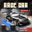 XJRC XJ-1997 RTR 1/16 2.4G 4WD Drift RC Car Mini Racing LED Light Remote Control High-Speed Motor On-Road Race Vehicle Model Boys Gifts Toys