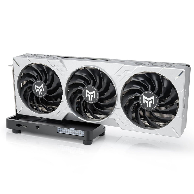 RONGDESON RDS003 External Graphics Card Dock Thunderbolt4 USB4 40Gbps PCIe 4.0x16 AMD NVIDIA GPU Compatibility Windows Linux Type-C Portable Aluminum Alloy Gaming AI eGPU Enclosure