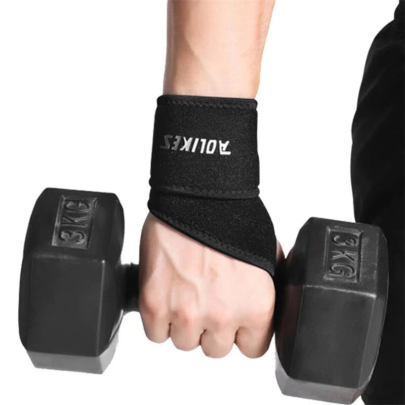 AOLIKES 1PCS Elastic Bandage Wrist Band Anti-slip Breathable Hand Protection for Weightlifting Ball Games Sports