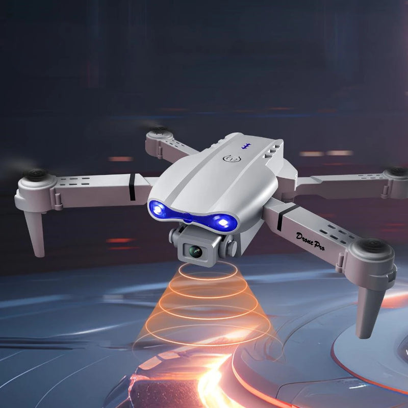 YLR/C E99 / E99D WiFi FPV with LCD Screen Controller HD Dual Camera Lighting Arms Optical Flow Positioning Colorful LED Light Foldable RC Drone Quadcopter RTF