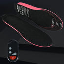 TENGOO 1 Pair EVA Unisex Electric Heated Insoles Wireless Remote Control Thermal Rechargeable Smart Heating Warm Pad for Winter Sports