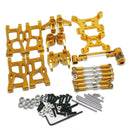 Wltoys 144001 144010 124019 124017 124018 1/14 Metal Upgrade Swing Arm Steering Seat Rear Wheel Seat C Seat RC Car Parts