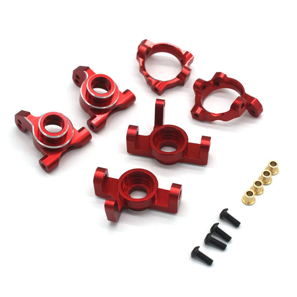 Upgraded Metal Parts Rear Wheel Seat Steering Cup C Hub Set for 1/14 ZD Racing MT16 Rlaarlo JIUSI MT14R PT14R RC Cars Vehicles Models Spare Accessories