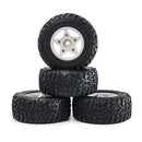 4PCS D231 Upgraded Off-Road Tires Wheels for 1/8 1/10 Short Course Truck RC Cars Vehicles Models Parts Accessories