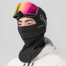 ROCKBROS Outdoor Winter Warm Cycling Headwear Fleece Windproof Thermal Face Mask Neck Head Cover for MTB Riding Skiing Helmet Liner