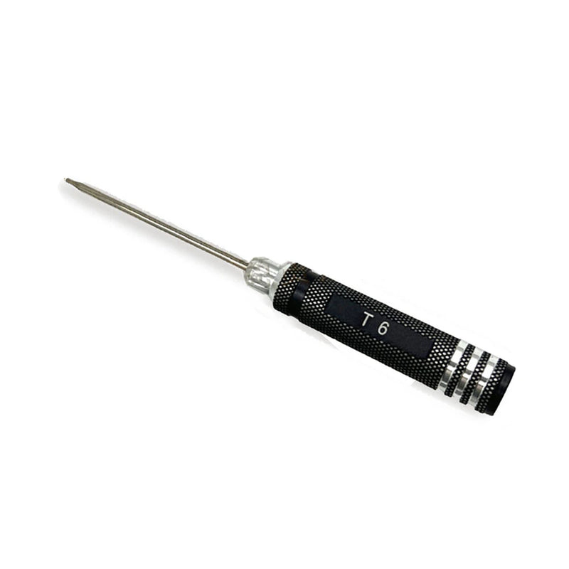 High-Speed Steel ScrewdriverT6 T9 T10 Hexagonal Torx Aluminum Handle Anti-Slip for RC Aircraft Models Repair Tools