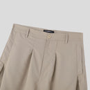 INCERUN Men Casual Baggy Pants Simple Solid Color Button Front Wide Leg Trousers for Men Large Size S-5XL