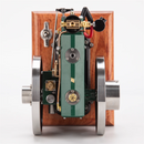 OKMO 1/8 Scale 3.6cc Mini Vintage Single Cylinder 4-Stroke Working Gasoline Engine Model  with Wooden Base Version Ready to Run 1140