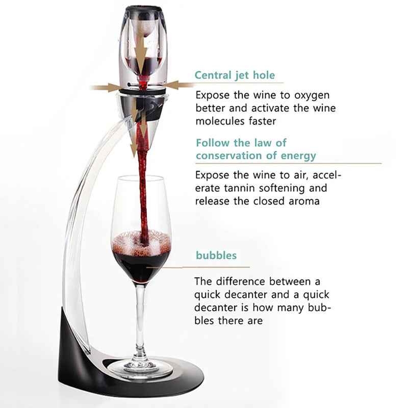 Portable Quick Decanter Red Wine Decanter Set Wine Decanter Wine Dispenser Red Wine Decanter Filter Wine Pourer Filter