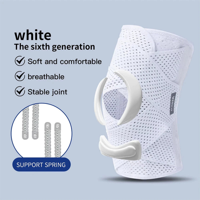 VILICO 1pcs Sports Kneepad Sports Kneepad Pressurized Elastic Knee Pads Knee Support Joints Protector Fitness Gear Injury Recovery Brace Protector Non-Slip