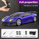 HBX 2198 RTR 1/43 2.4G 4WD Mini RC Car Gyro Race LED Light Full Proportional Remote Control High-Speed Motor On-Road Racing Micro Vehicle Model Boys Gifts Toys