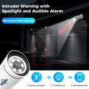 Hiseeu 4K 8MP PoE IP Camera Outdoors Night Vision Motion Detection Two-way Intercom H.265+ Video Surveillance Audio Record CCTV Home Security Cameras